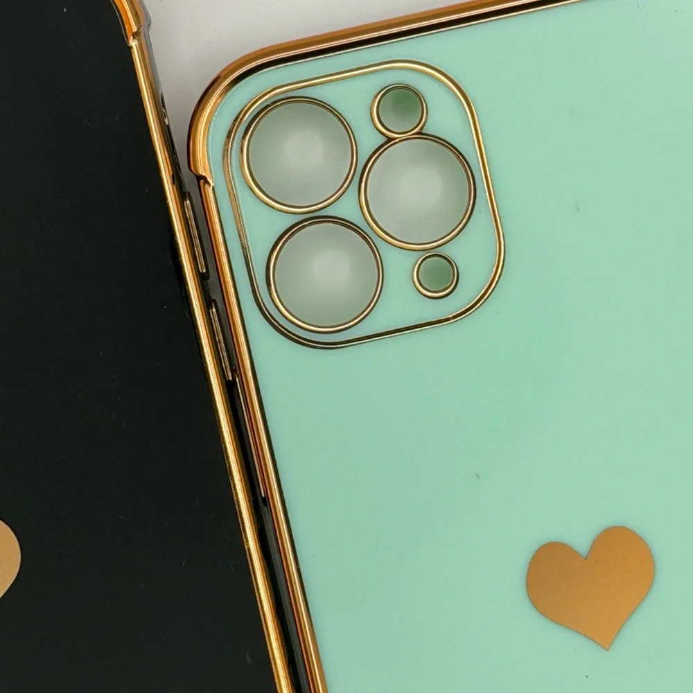 Two Stylish Black and Mint IPhone 11 Pro Cases